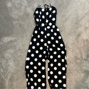 Polka dot jumpsuit